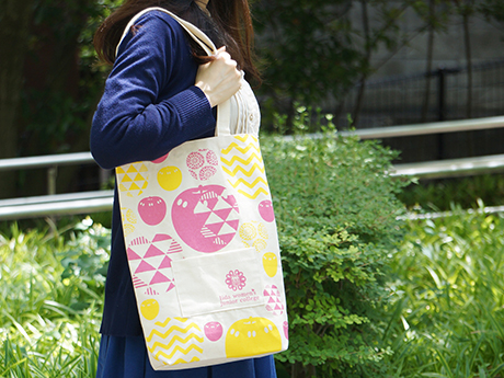 飯田女子短期大学様 オープンキャンパス用バッグ　使用イメージ