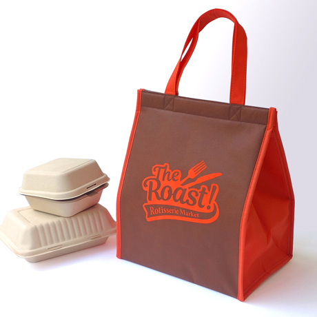 「The Roast！」オリジナル保冷バッグとテイクアウト容器