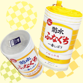 菊水酒造様のオリジナルエコバッグとふなぐち®200ml缶
