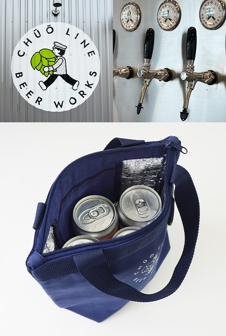 クラフトビール6缶が入るサイズ感の保冷バッグ