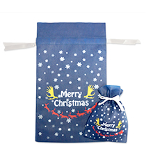 シーズプロダクツのオリジナルバッグ製作事例・クリスマスパッケージ（トナカイ）