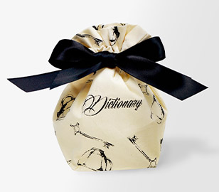 リボン付コットン巾着