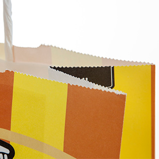 フルカラー印刷（オフセット印刷）によるオリジナルバッグ製作事例・自動製袋