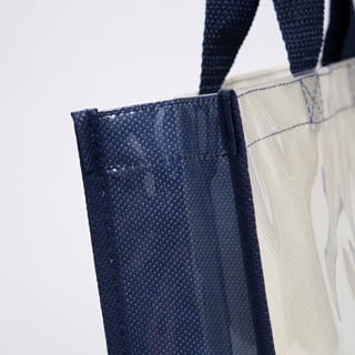 不織布のオリジナルバッグ製作事例・PEと組み合わせた例