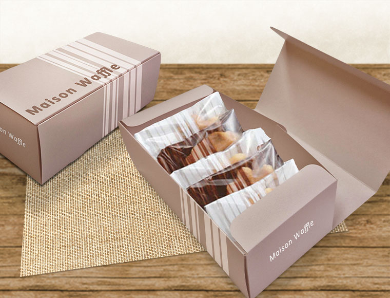 お菓子詰め合わせ箱の制作イメージ