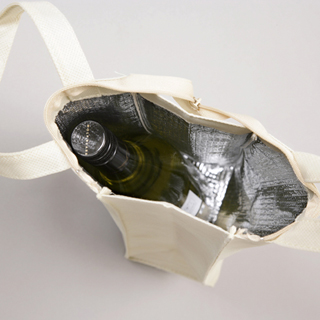 不織布・ワインバッグタイプのオリジナル保冷バッグ・サイズ感