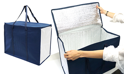 宅配・営業用に大きなサイズの業務用保冷バッグ